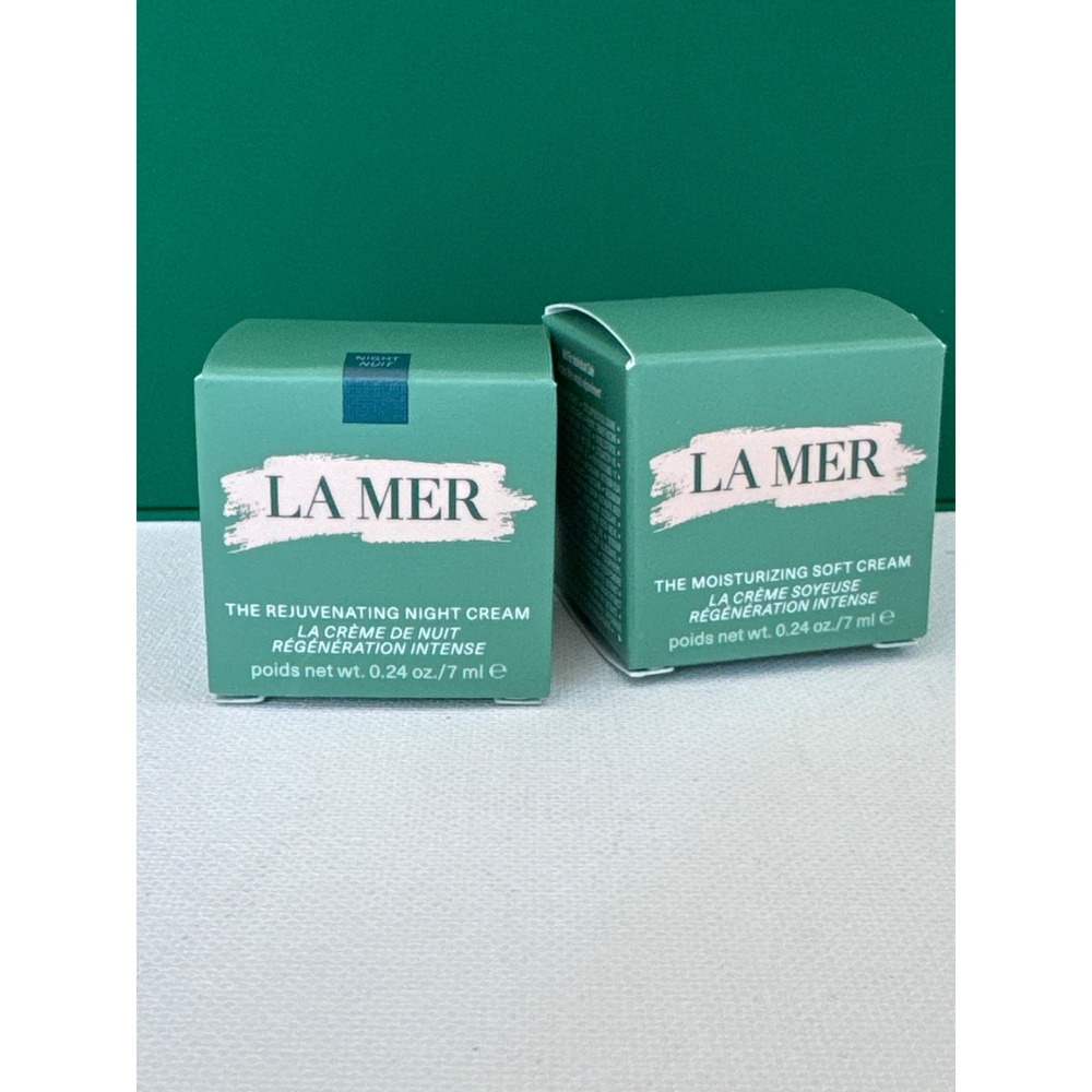 La Mer day soft and night‎ cream bundle. Travel size authentic and new sealed